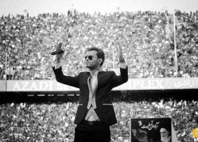 اجرای خواننده مشهور ایرانی در جشن قهرمانی استقلال