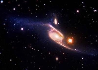 نمای حیرت انگیز بزرگ ترین کهکشان مارپیچی کیهان